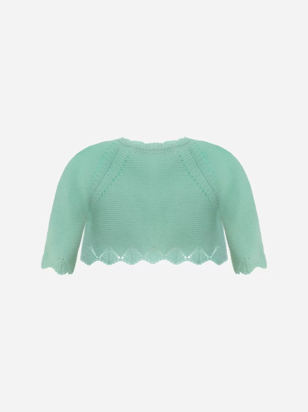 Baby Patachou Aqua Green Cardigan With Bow