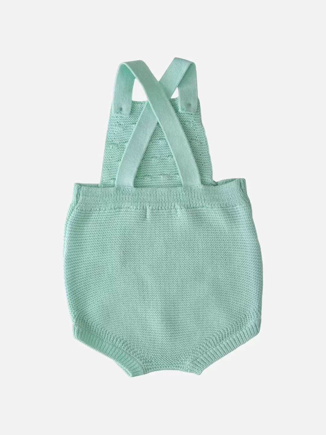 Baby Patachou Aqua Green Knit Baby Jumpsuit