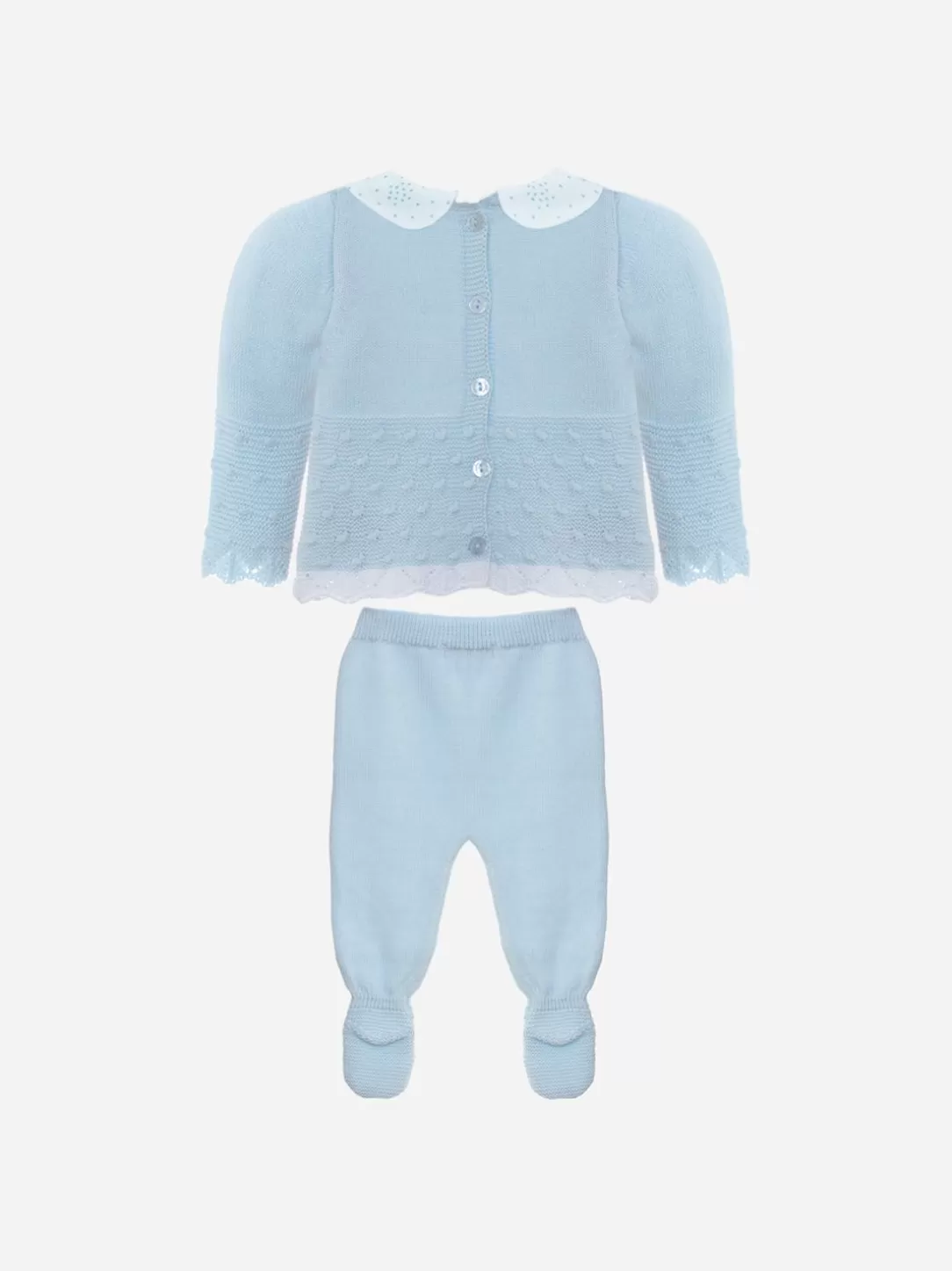 Baby Patachou Baby Boy Blue Knit Set