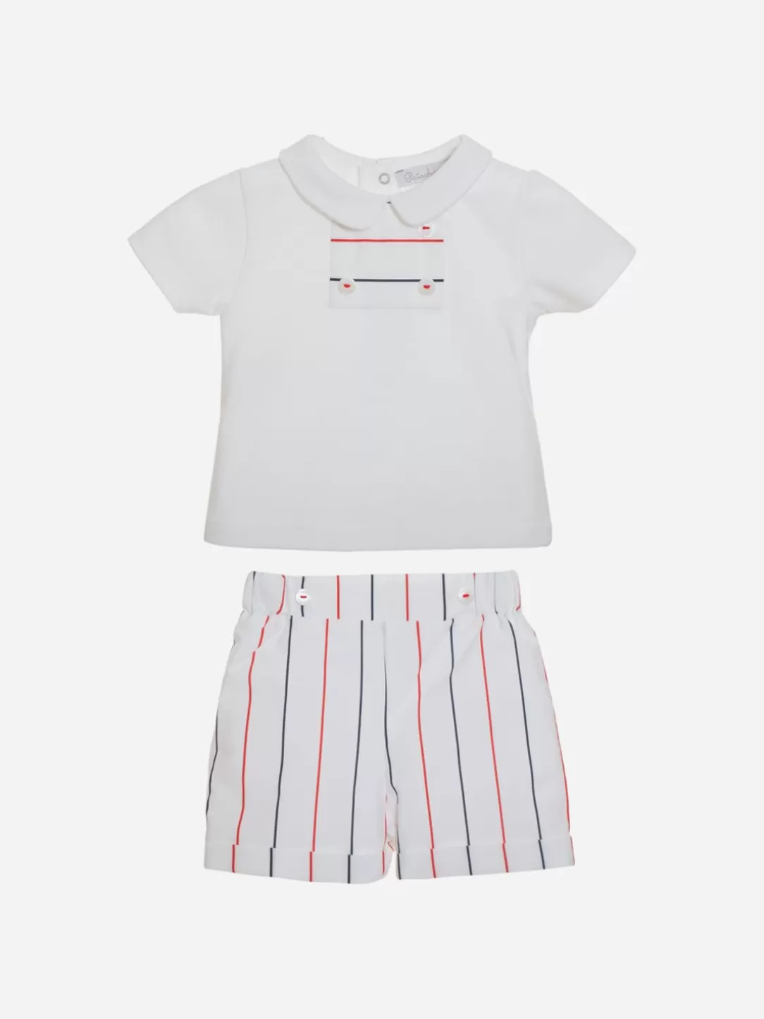 Baby Patachou Baby Boy White Set