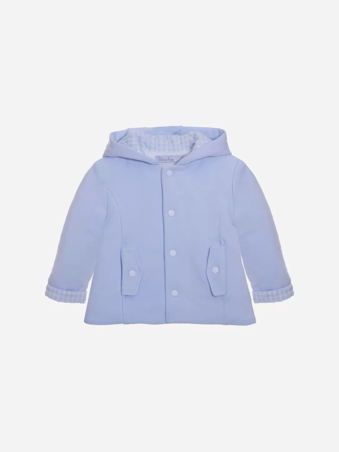 Baby Patachou Baby Boy'S Blue Hooded Jacket