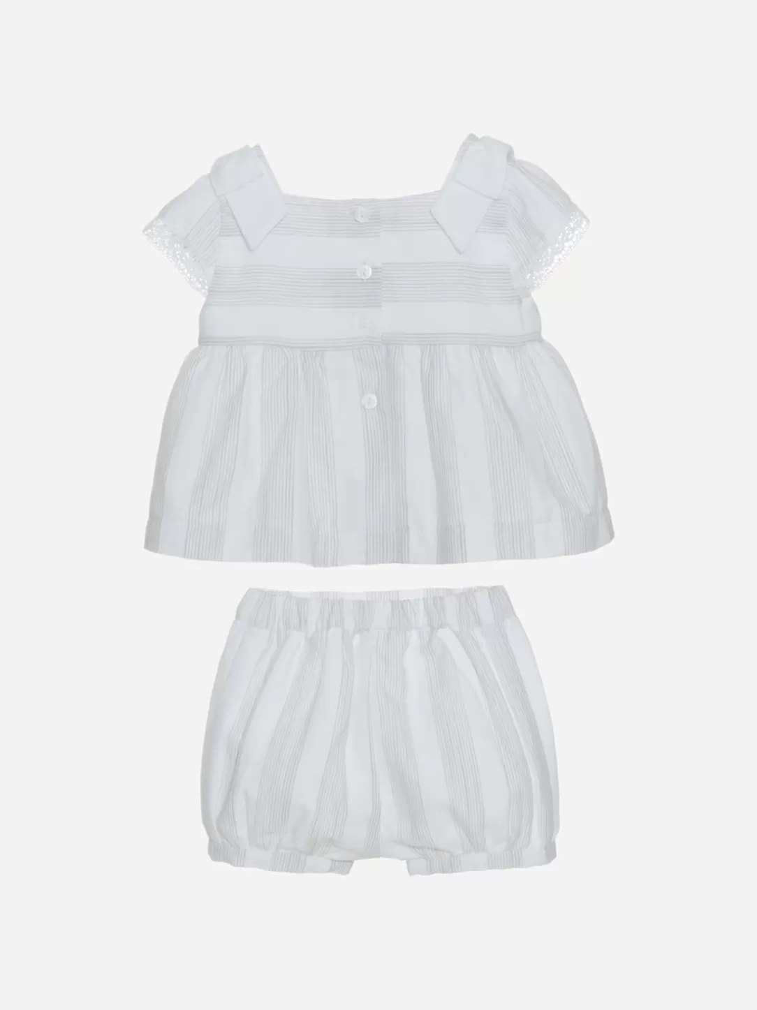 Baby Patachou Baby Girl Beige Striped Set