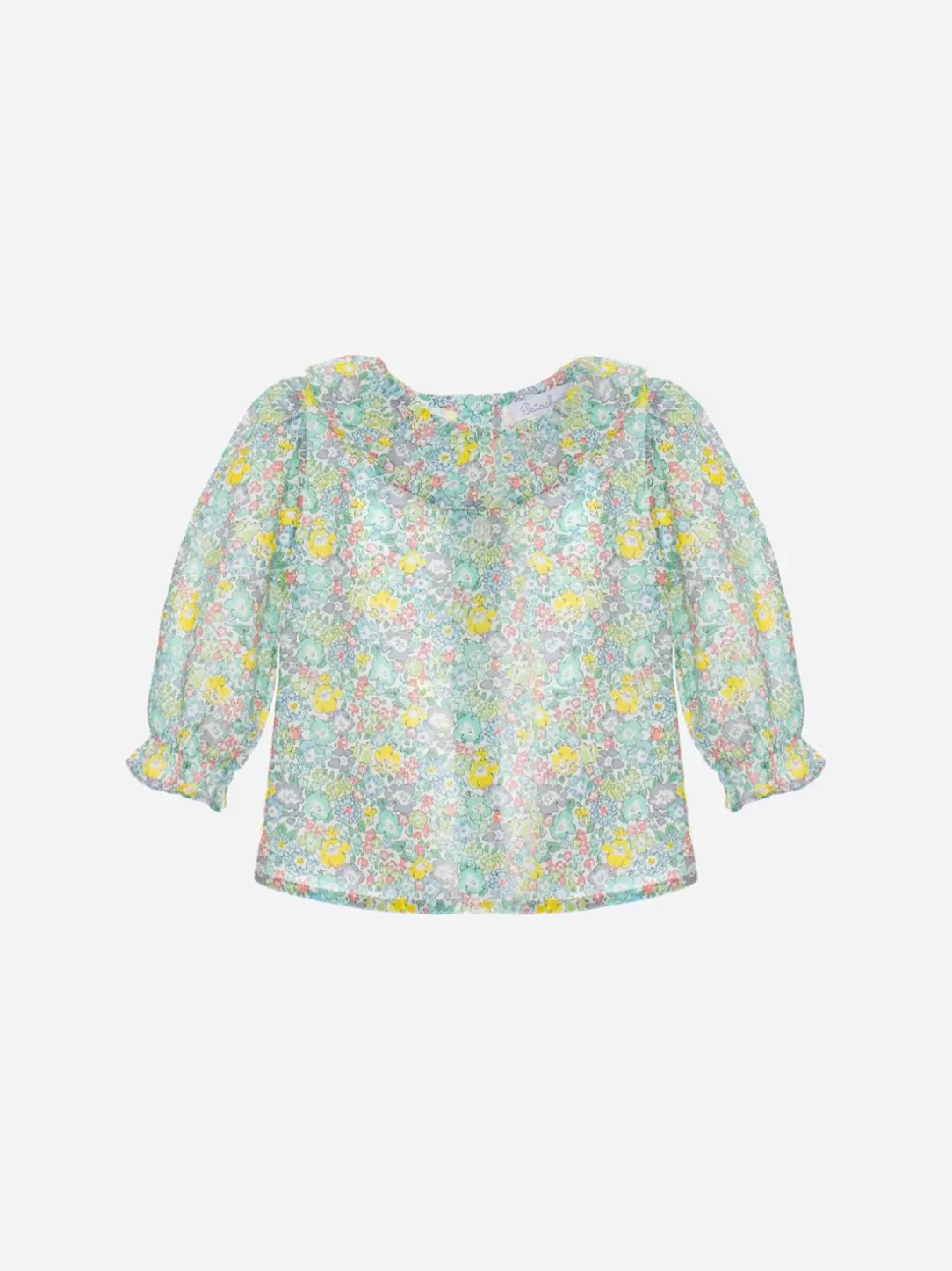 Baby Patachou Baby Girl Blouse In Exclusive Liberty Fabric