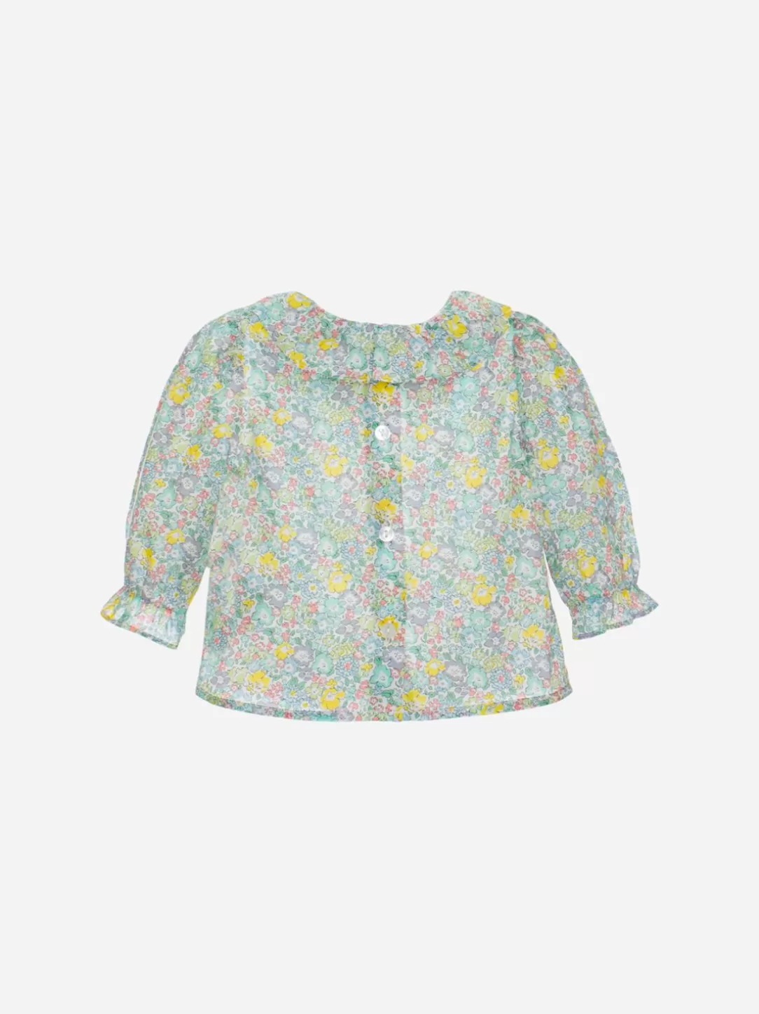 Baby Patachou Baby Girl Blouse In Exclusive Liberty Fabric