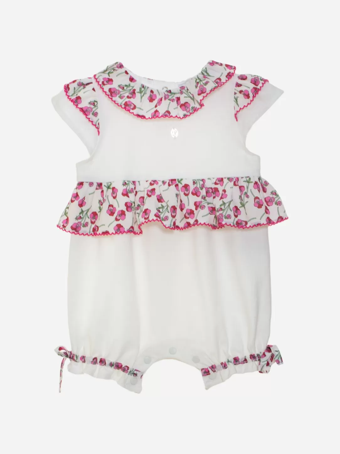 Baby Patachou Baby Girl'S Romper With Exclusive Liberty London Print