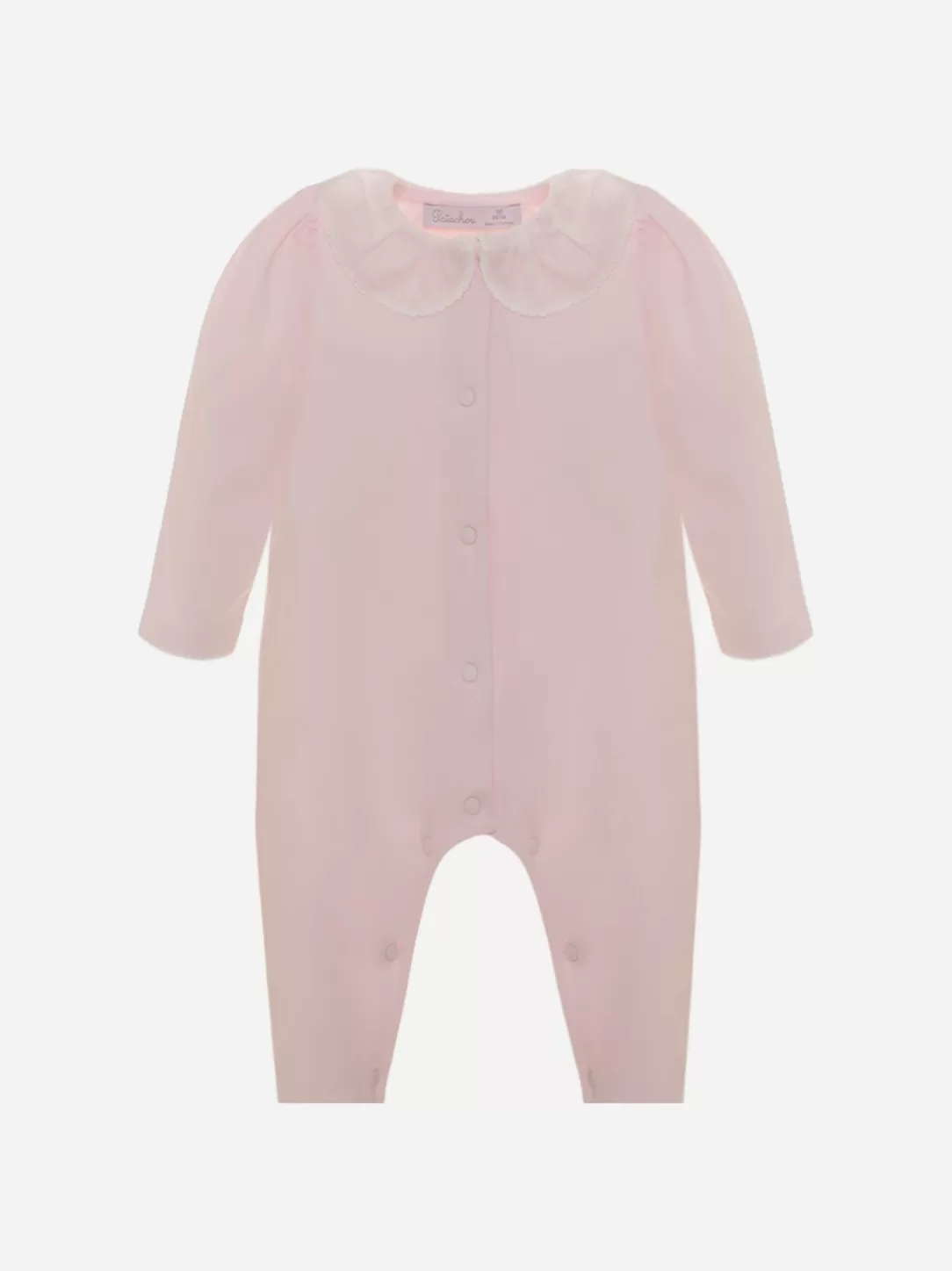 Baby Patachou Babygrow Basic Girls In Pink Jersey