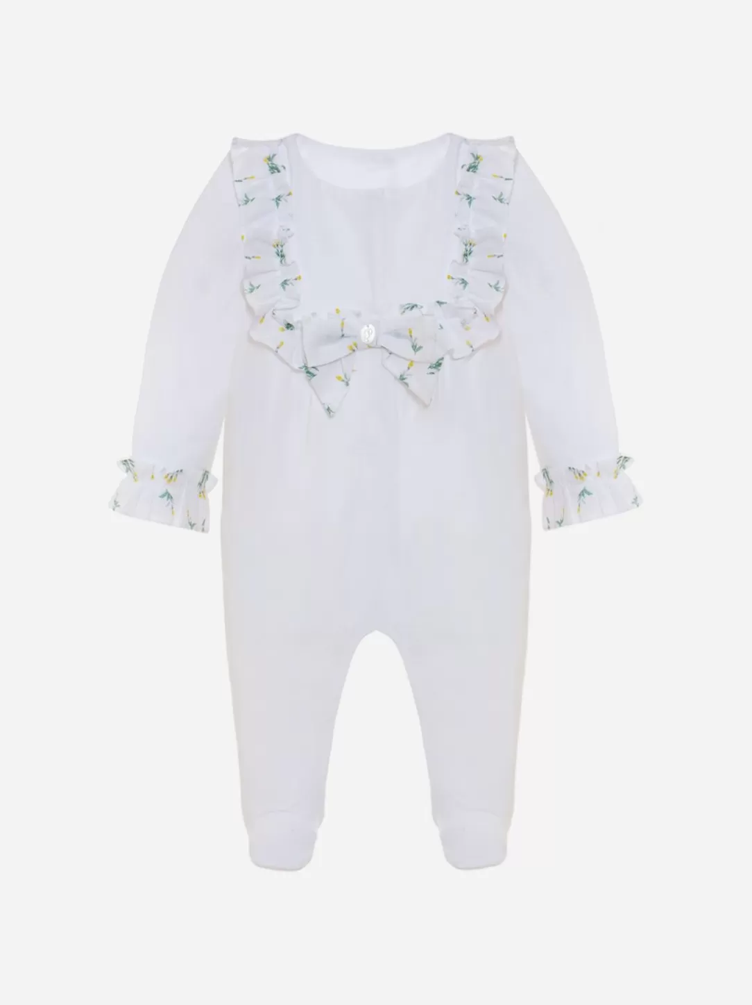 Baby Patachou Babygrow For Baby Girl With Exclusive Print