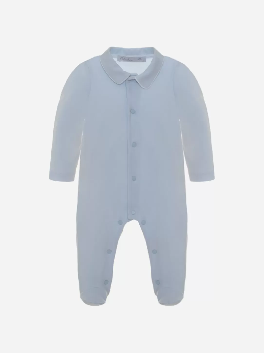 Baby Patachou Basic Blue Jersey Babygrow