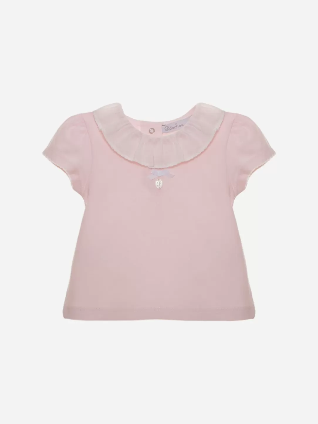 Baby Patachou Basic Pink T-Shirt In Jersey