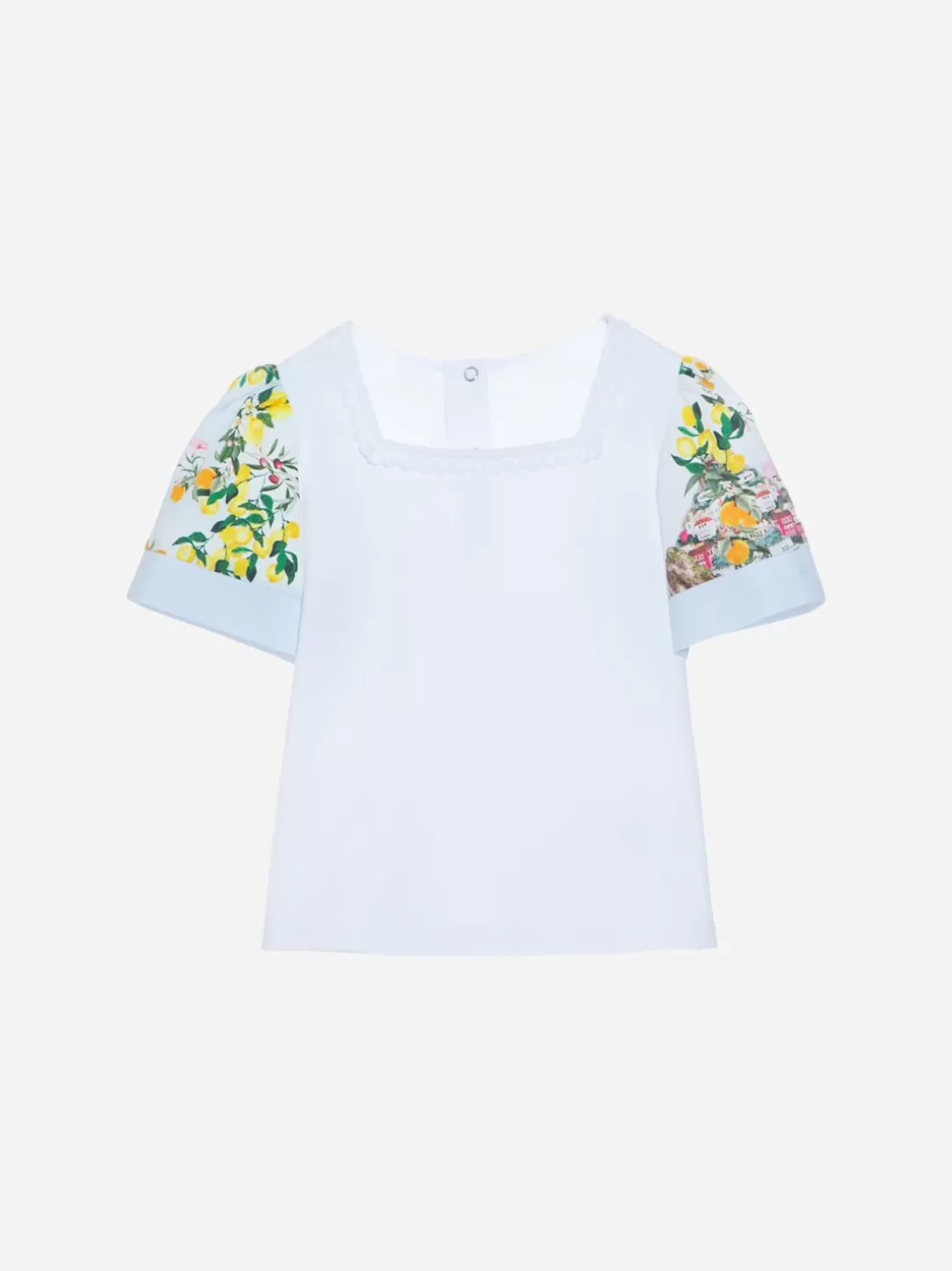 Girl Patachou Beach Club Print T-Shirt