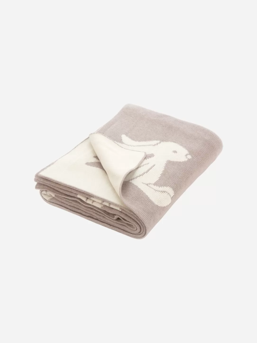 Baby Patachou Beige Blanket With A Little Bunny