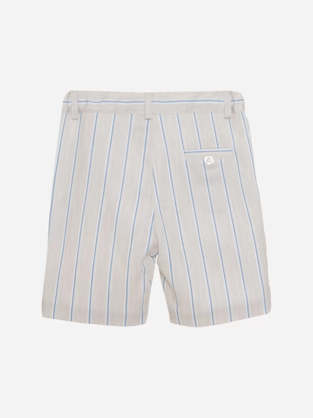 Baby Patachou Beige Blue Stripes Shorts