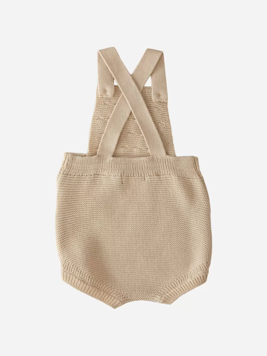 Baby Patachou Beige Knit Baby Jumpsuit