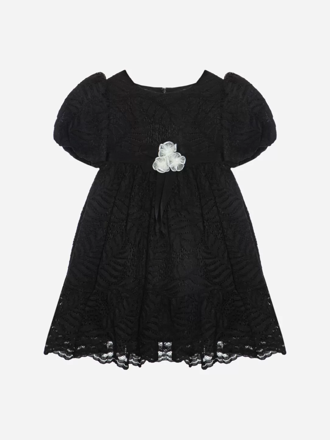 Girl Patachou Black Lace Dress