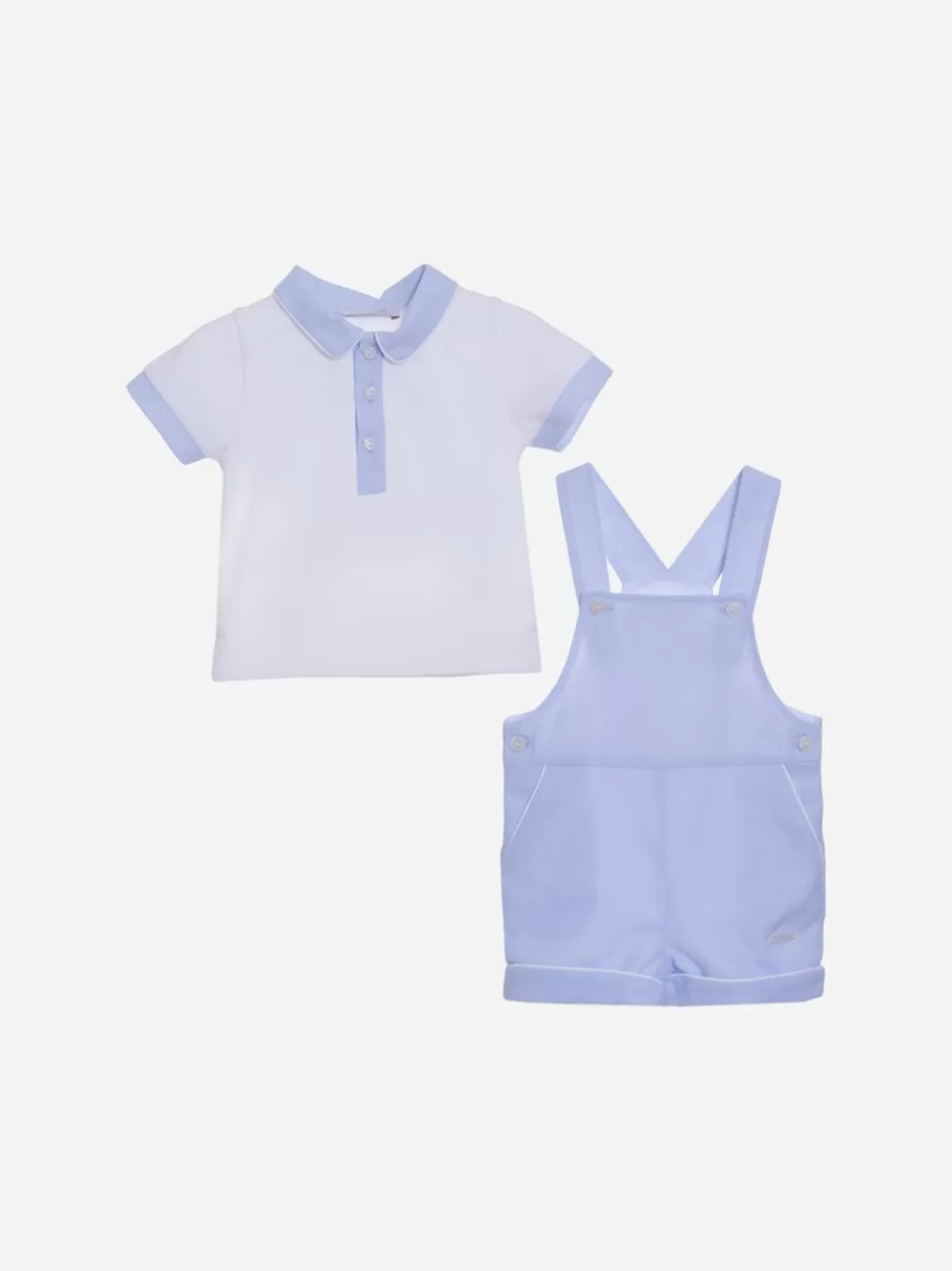 Baby Patachou Blue And White Baby Boy Set