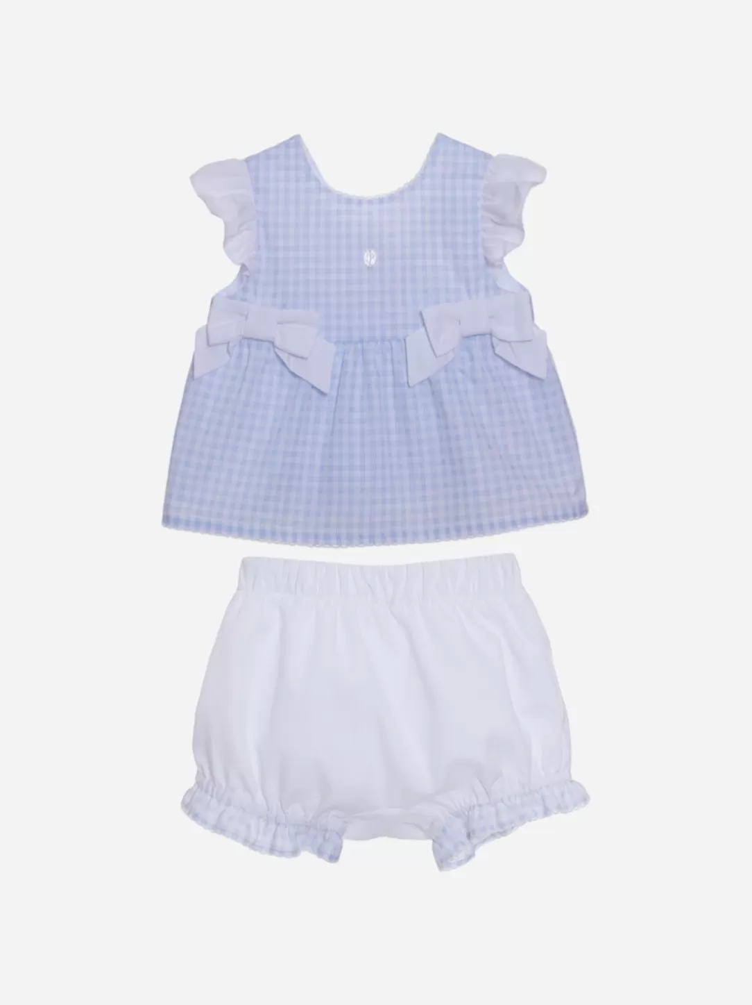 Baby Patachou Blue Baby Girl Set With Bows