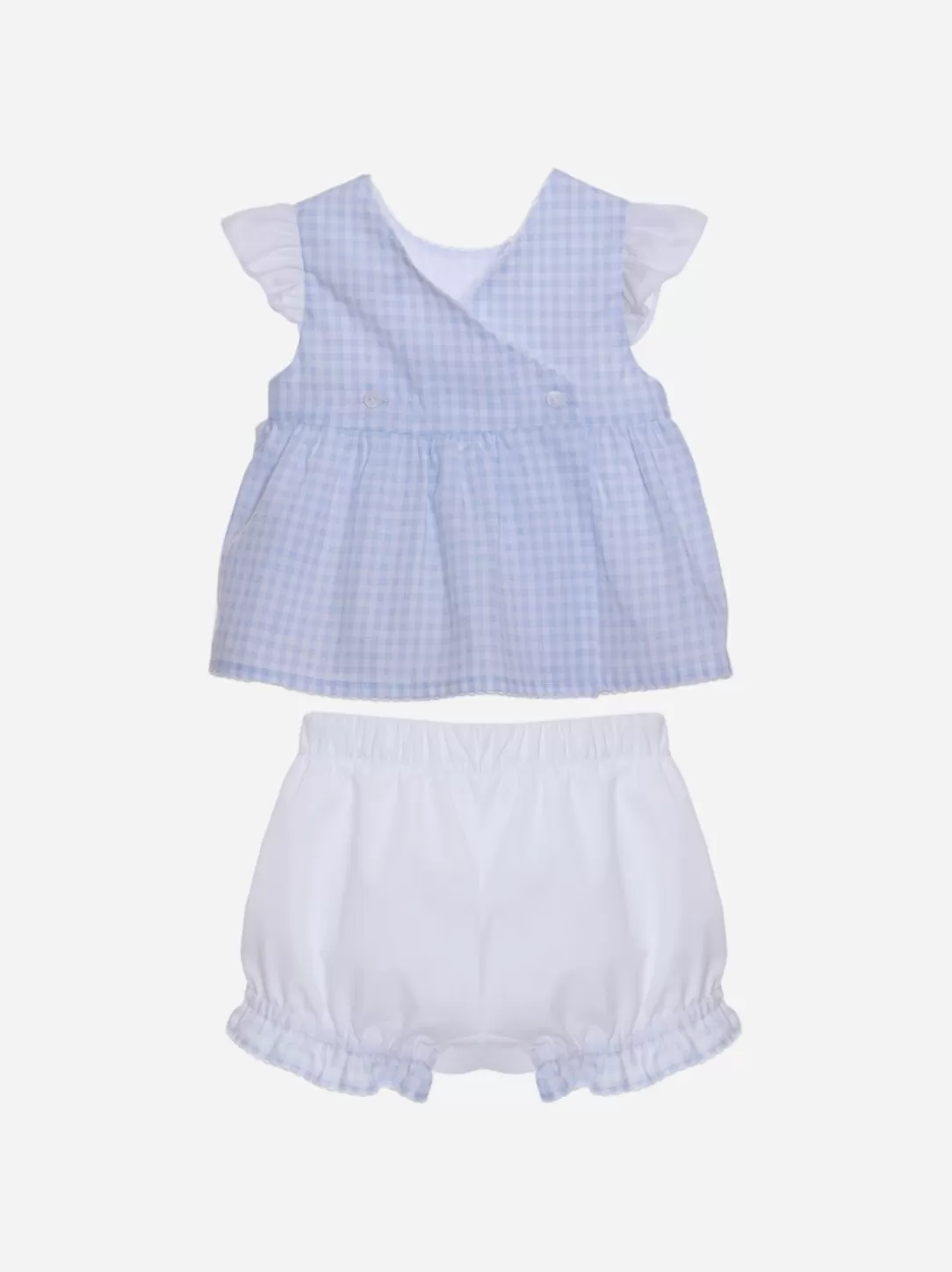 Baby Patachou Blue Baby Girl Set With Bows