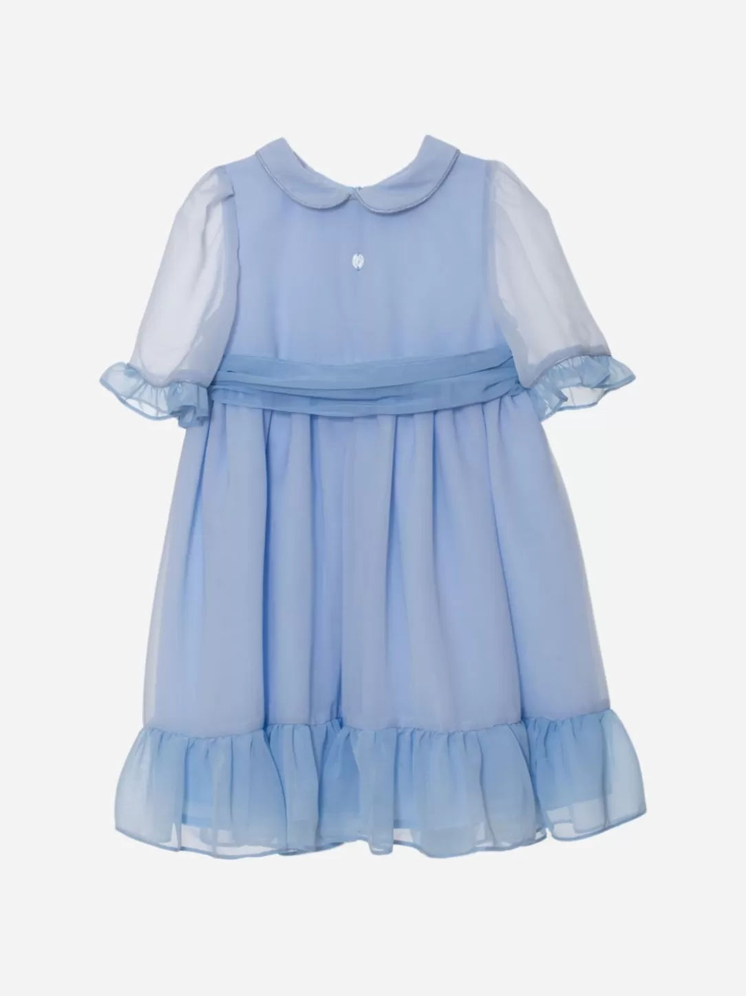 Baby Patachou Blue Chiffon Girls Dress