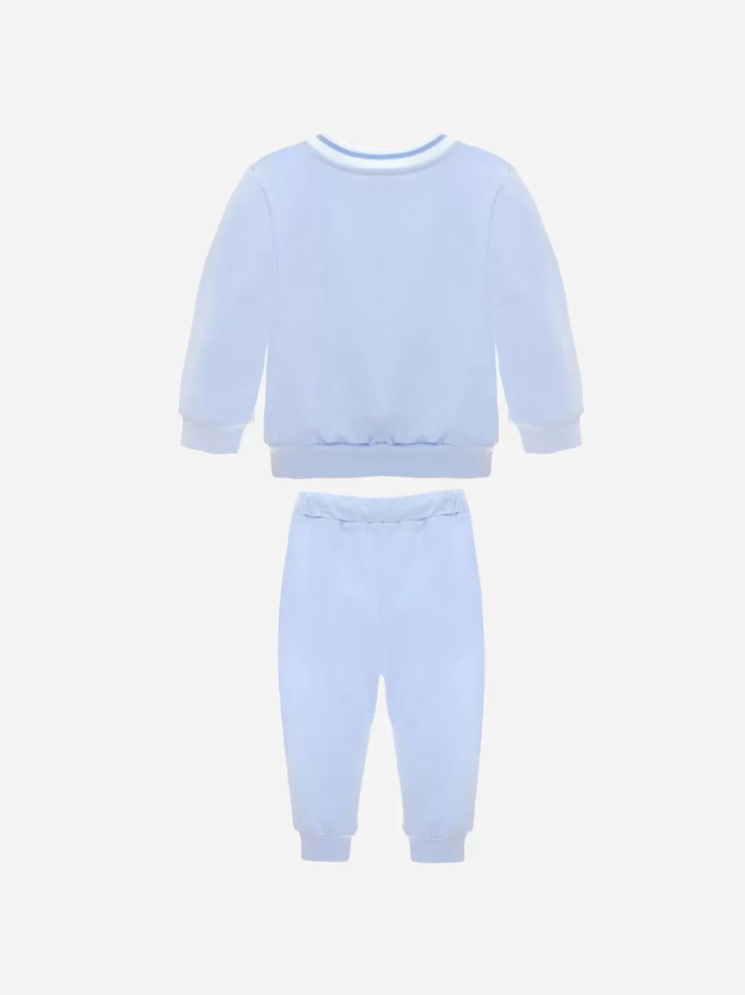 Baby Patachou Blue Cotton Fleece Set