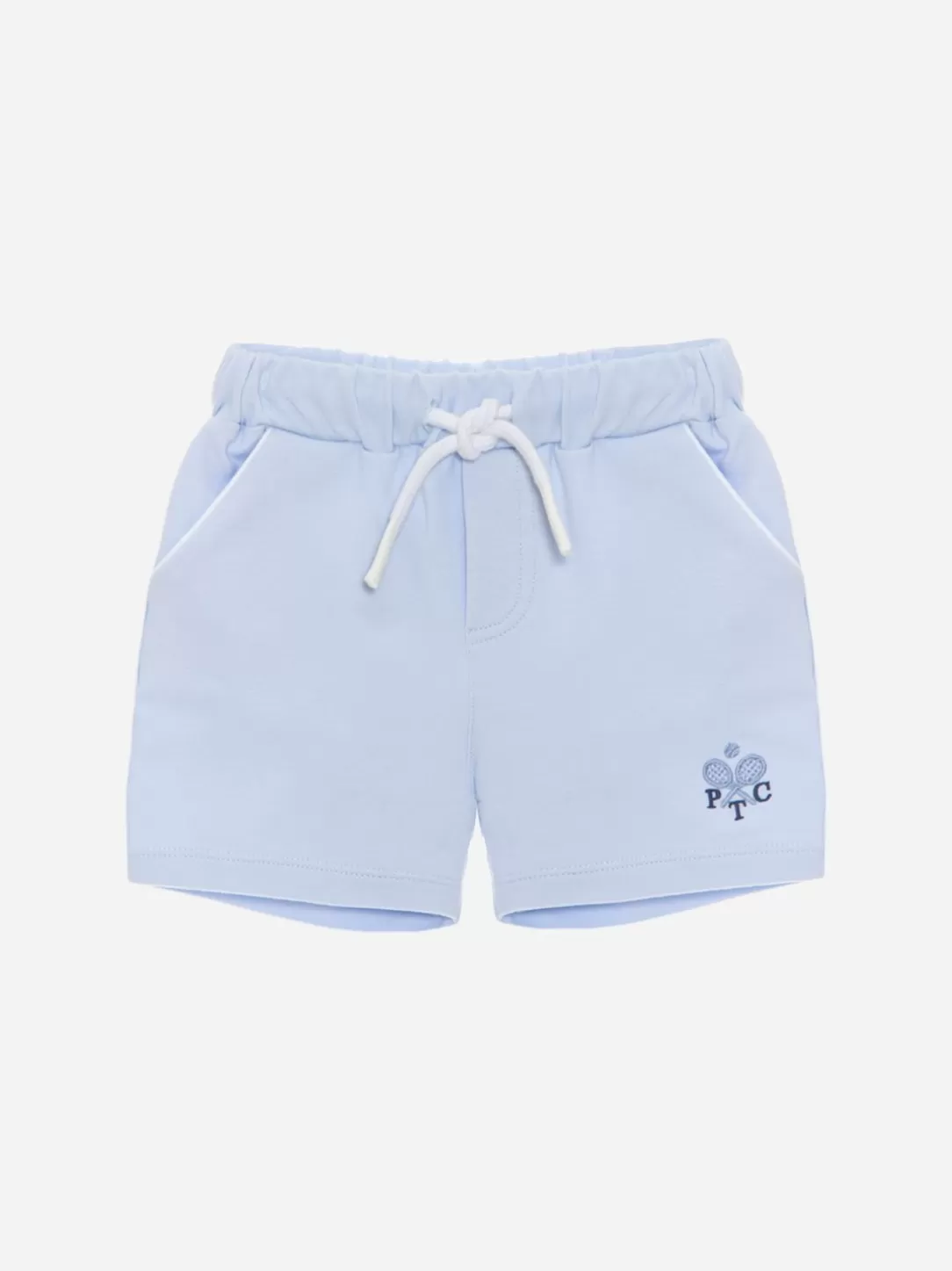 Baby Patachou Blue Cotton Fleece Shorts