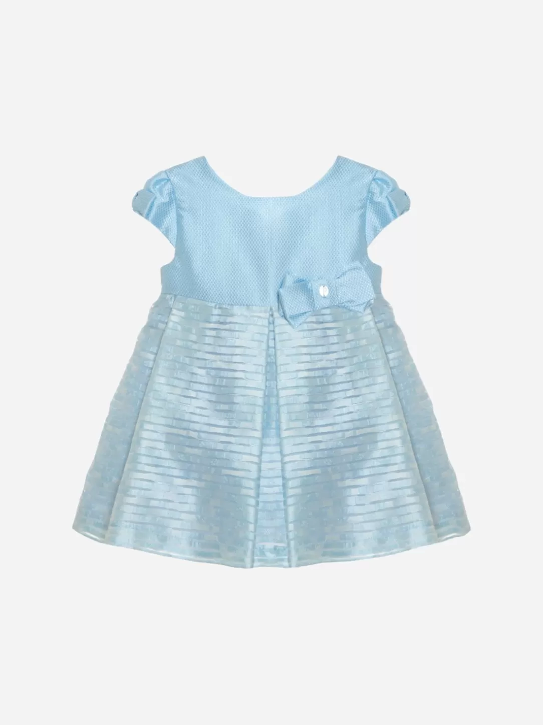 Baby Patachou Blue Dress Made In Organza