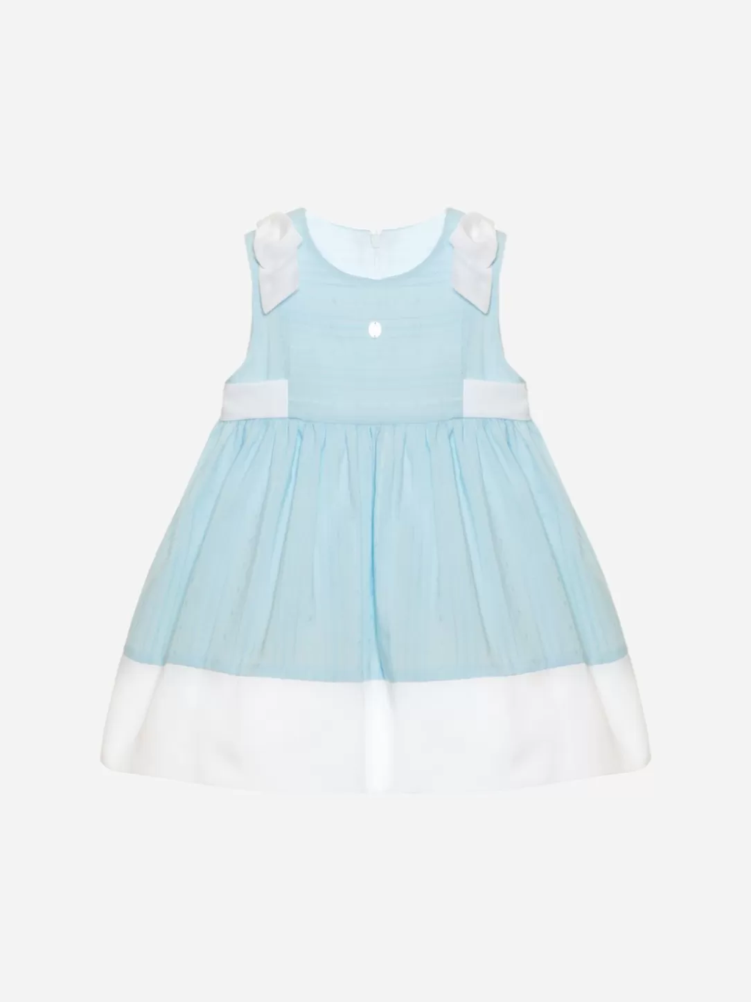 Baby Patachou Blue Dress Made In Voile