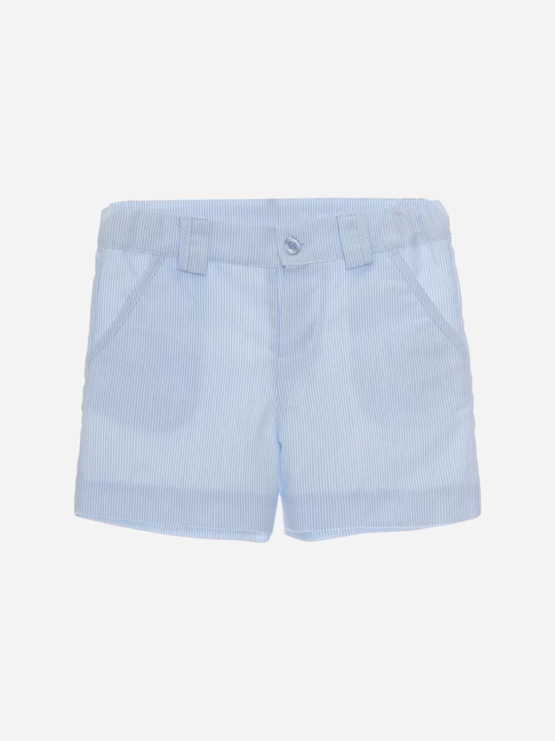 Boy Patachou Blue Oxford Shorts