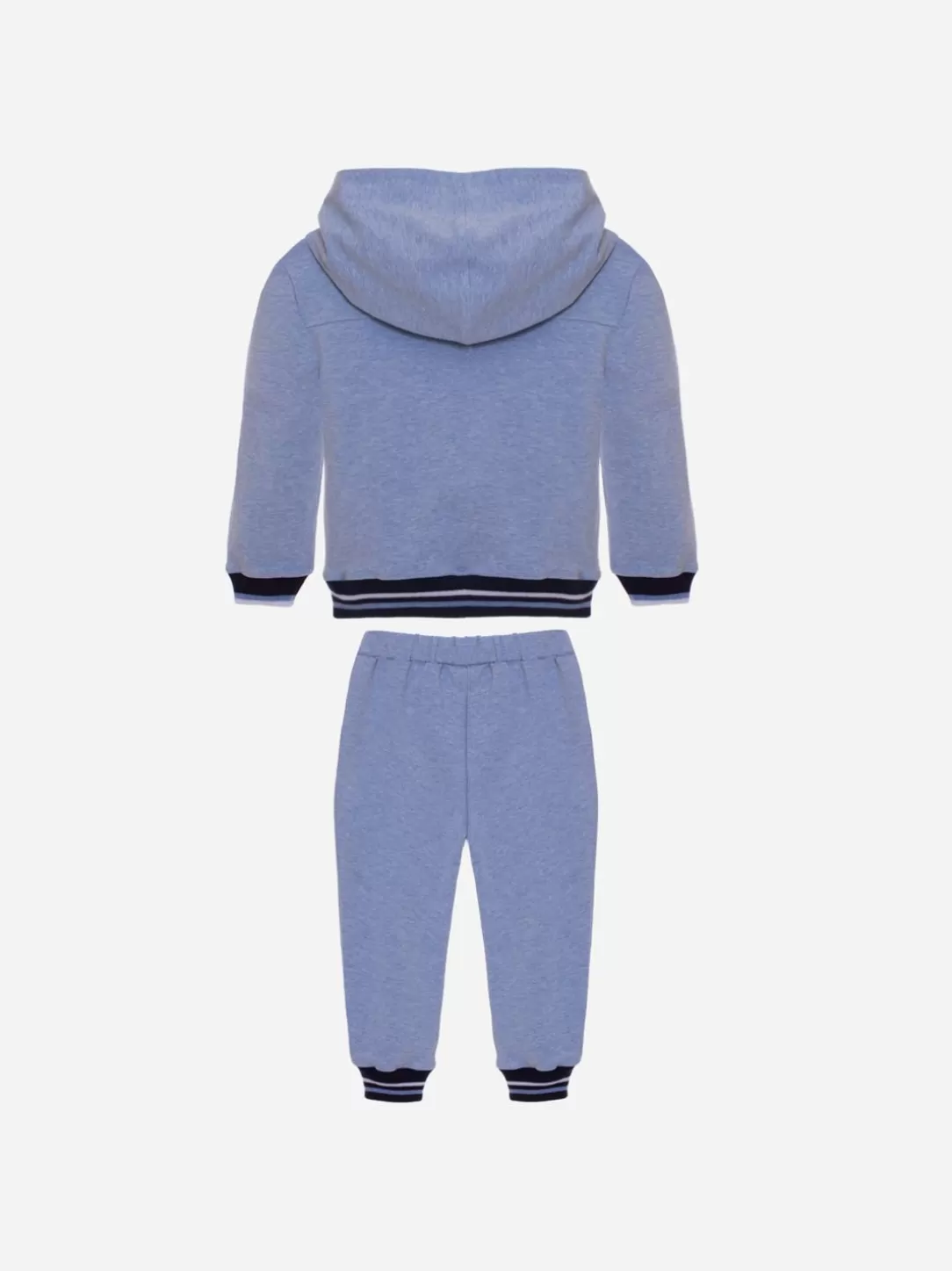 Baby Patachou Blue Sports Suit With Hood