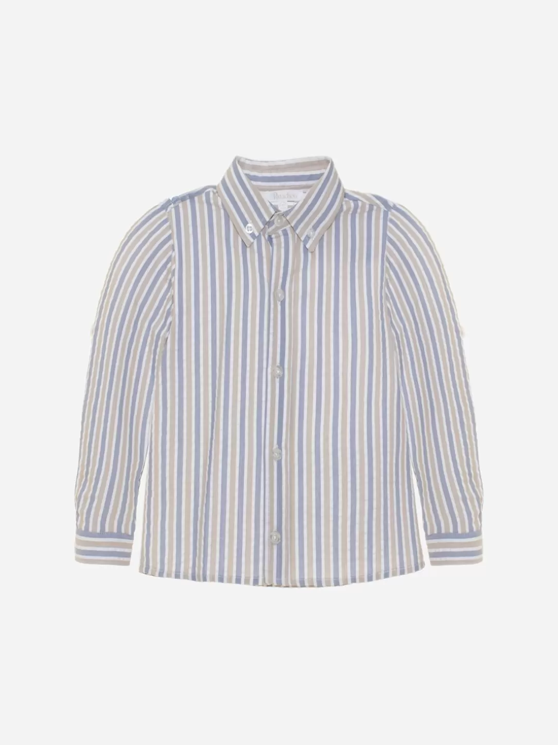 Baby Patachou Blue/Beige Stripes Shirt