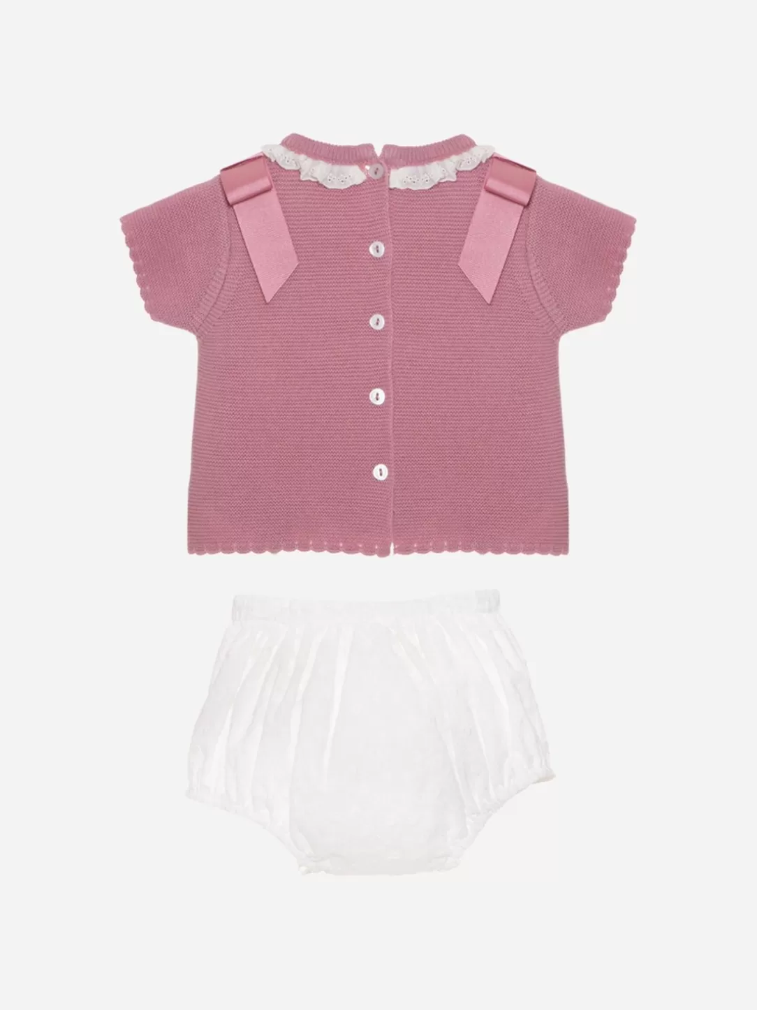 Baby Patachou Blushed Pink And White Set