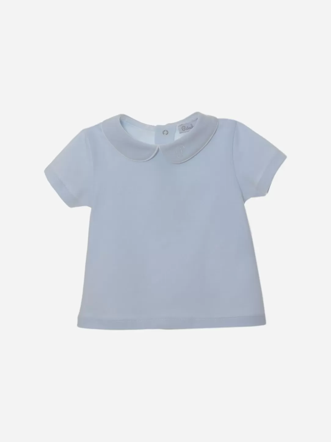 Baby Patachou Boys Basic T-Shirt In Blue Jersey