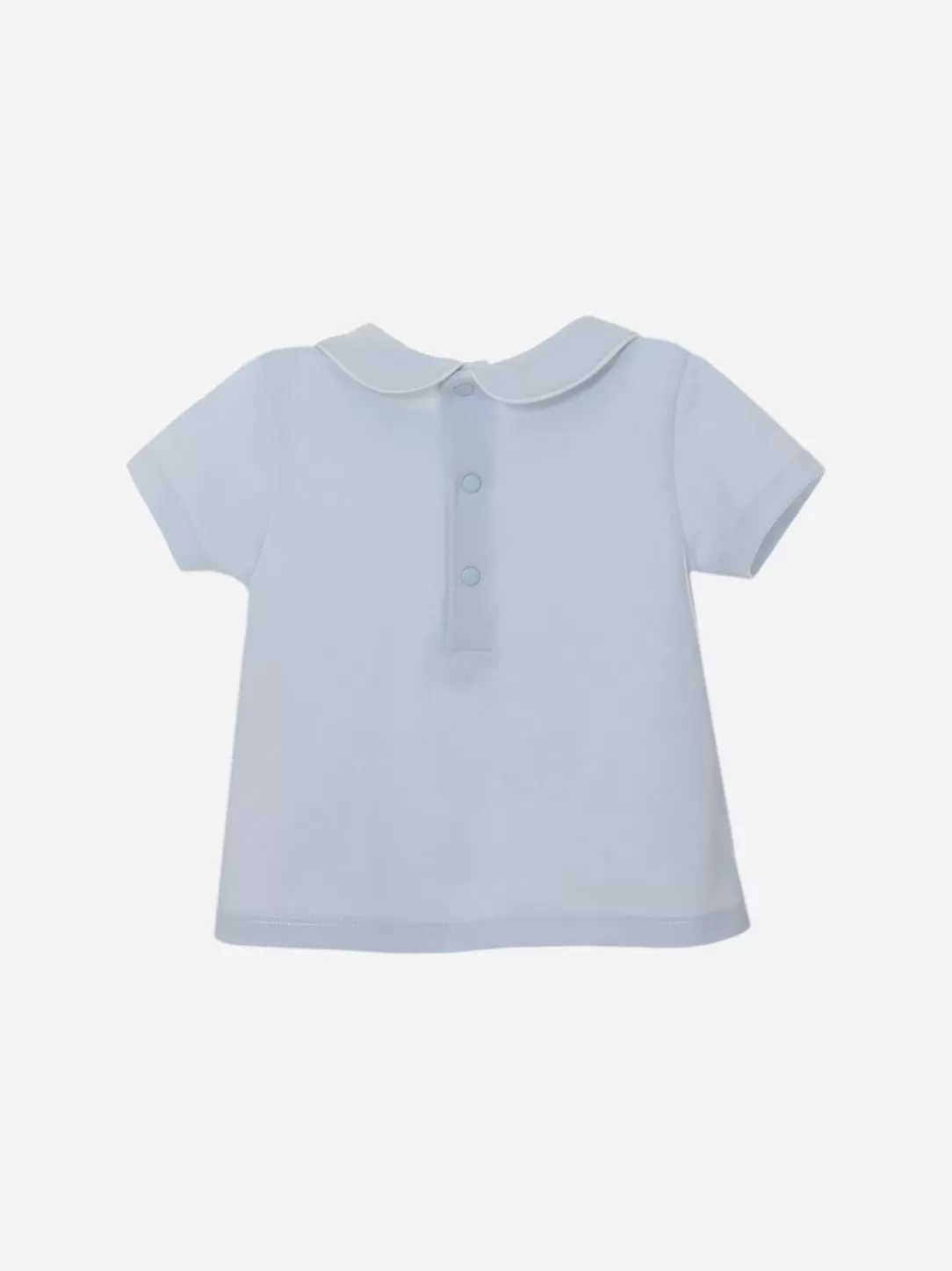 Baby Patachou Boys Basic T-Shirt In Blue Jersey