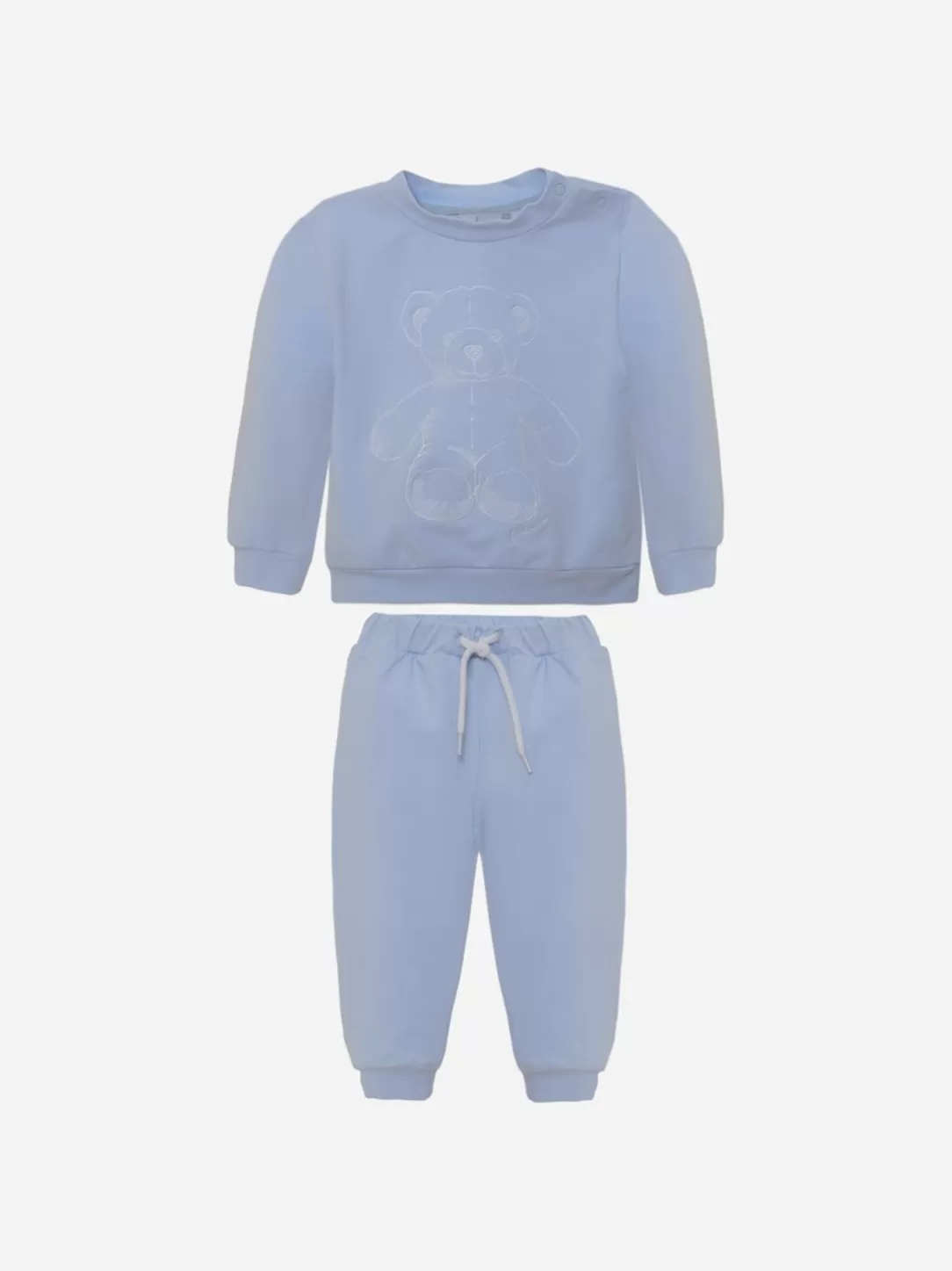 Baby Patachou Boys Blue Tracksuit With Embroidery