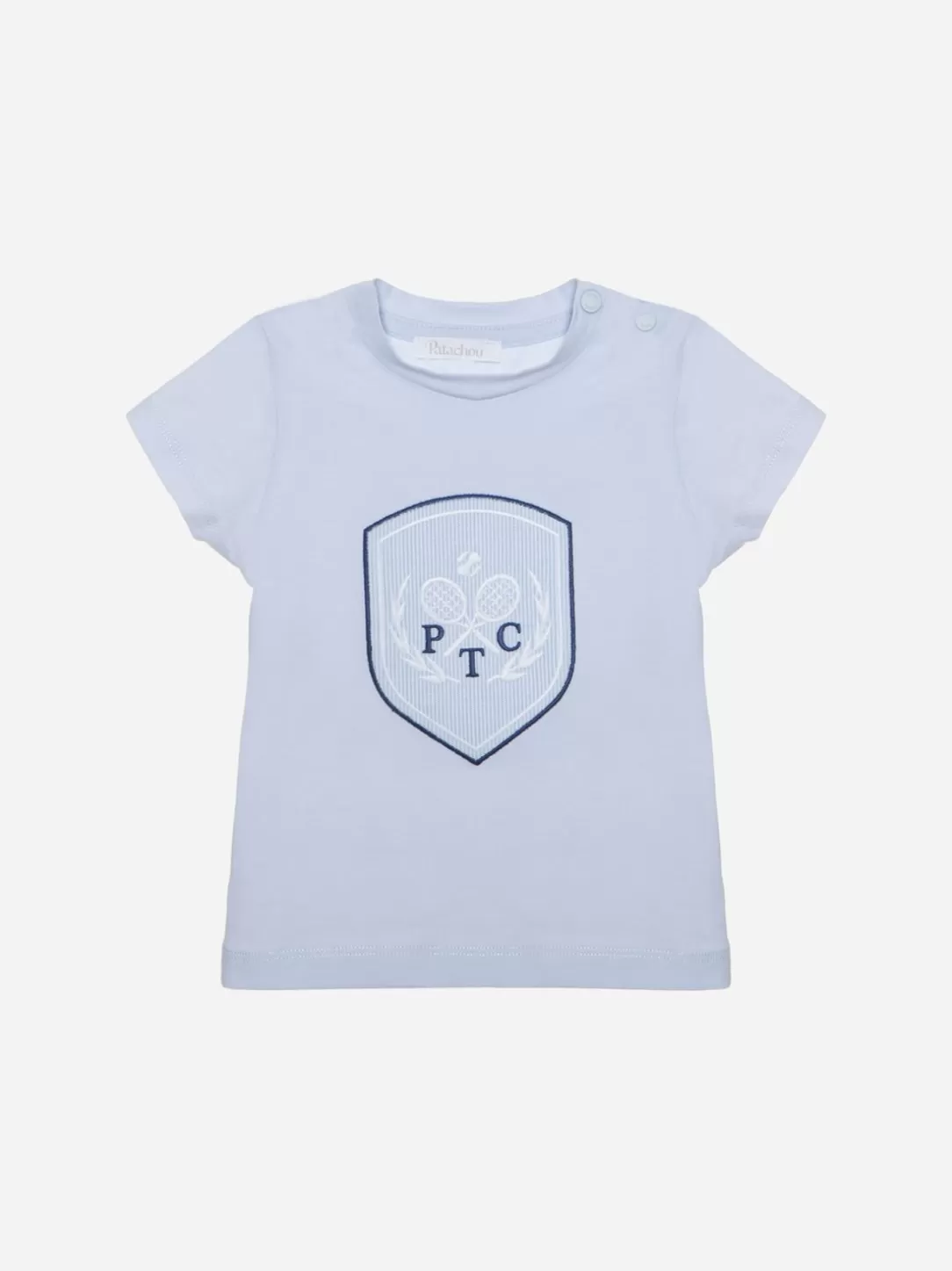 Baby Patachou Boys Blue T-Shirt With Front Print