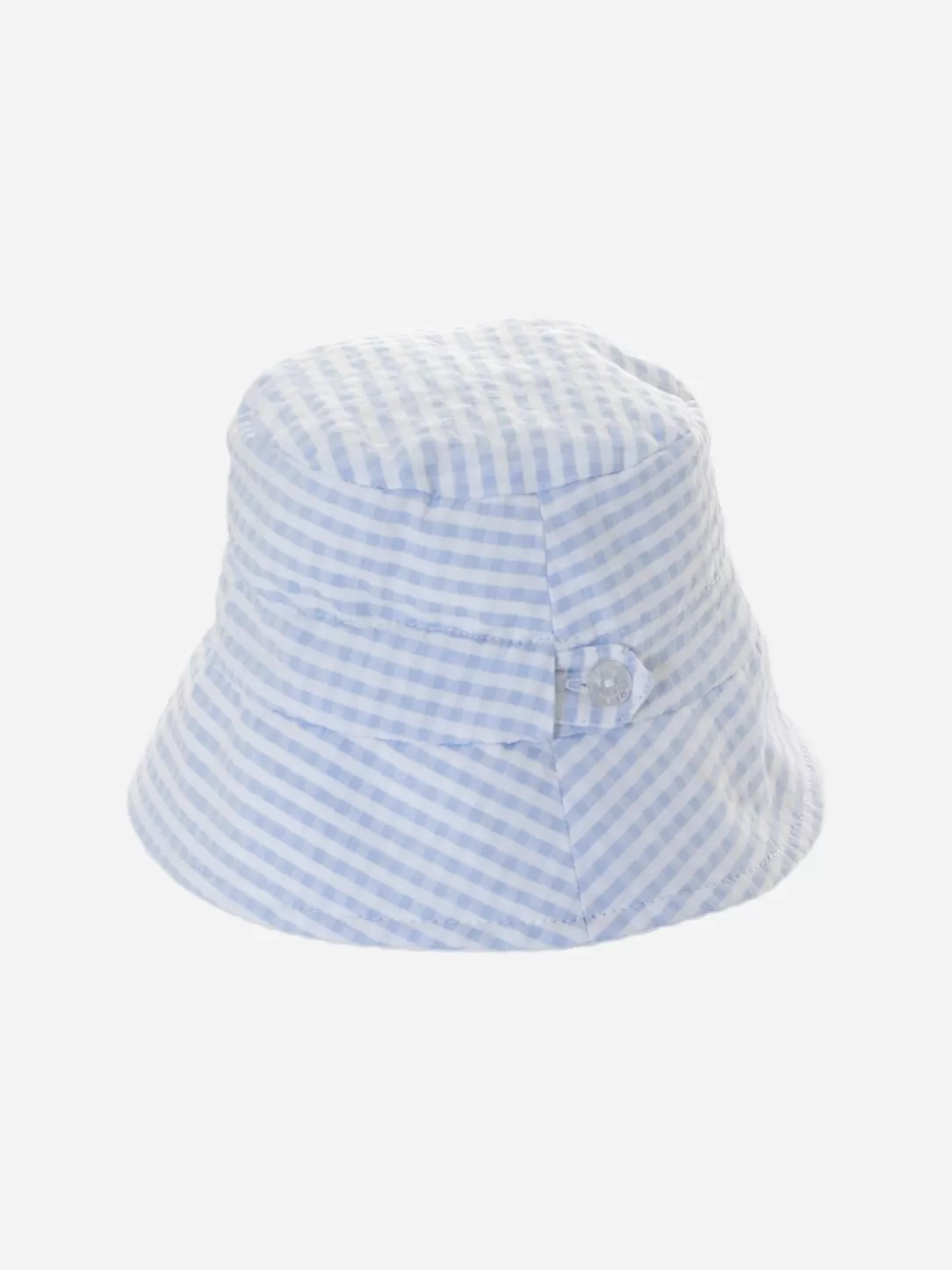 Baby Patachou Boys Hat With Blue Checkered Print