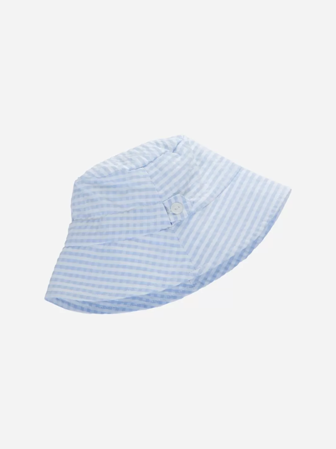 Baby Patachou Boys Hat With Blue Checkered Print