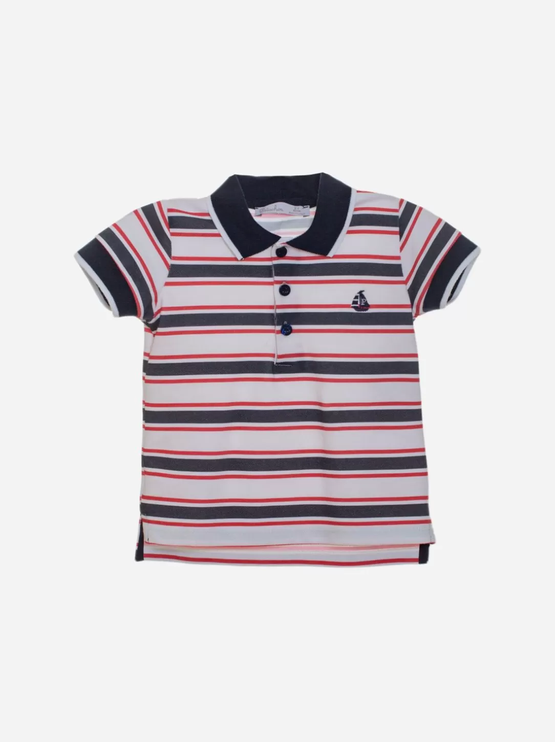 Baby Patachou Boys Striped Polo Shirt