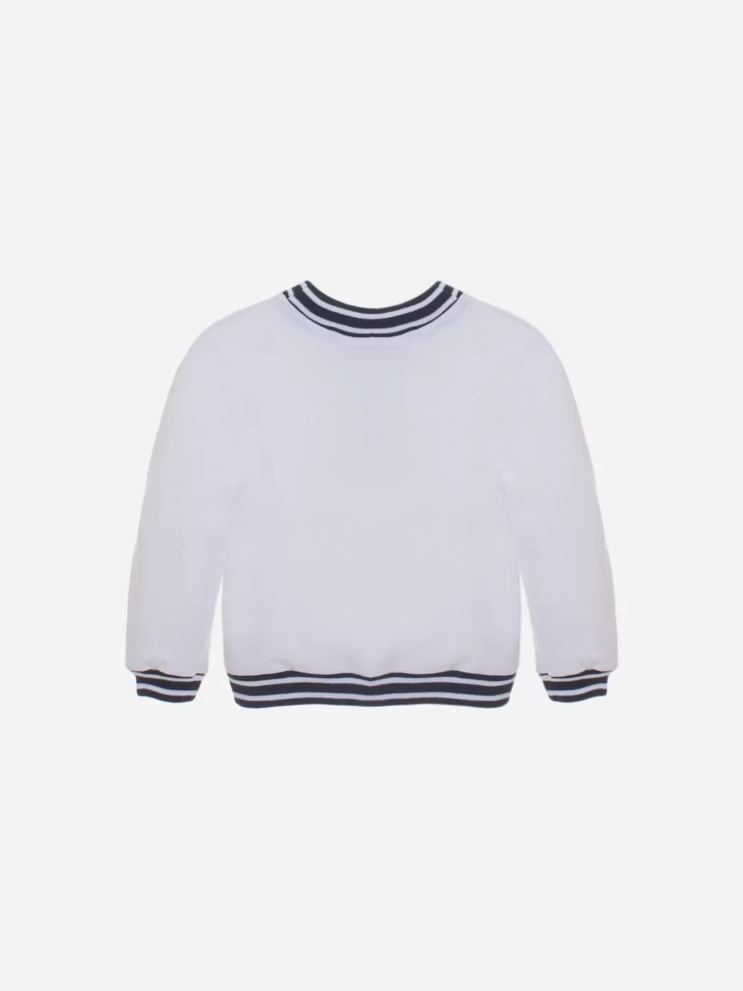 Baby Patachou Boys Sweatshirt With A Print Of A Boat