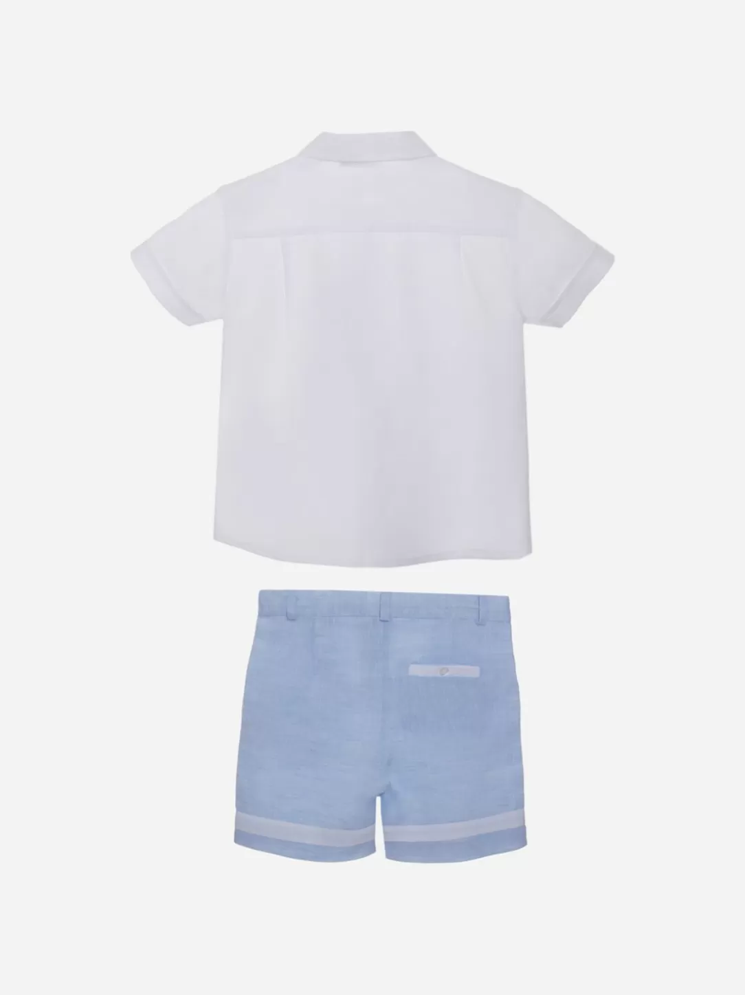 Baby Patachou Boys White And Blue Set