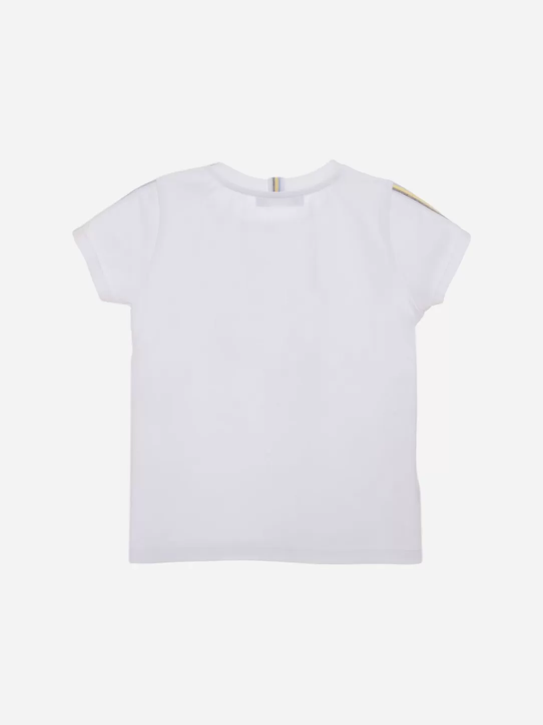 Baby Patachou Boys White T-Shirt With Motorcycle Embroidery