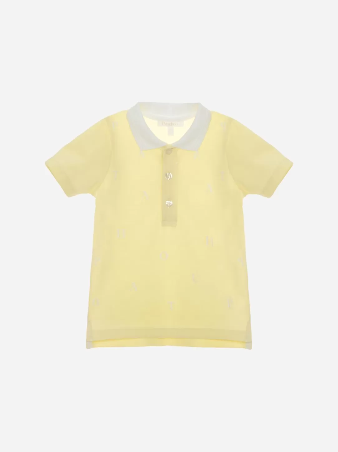 Boy Patachou Boys Yellow Polo In Jersey