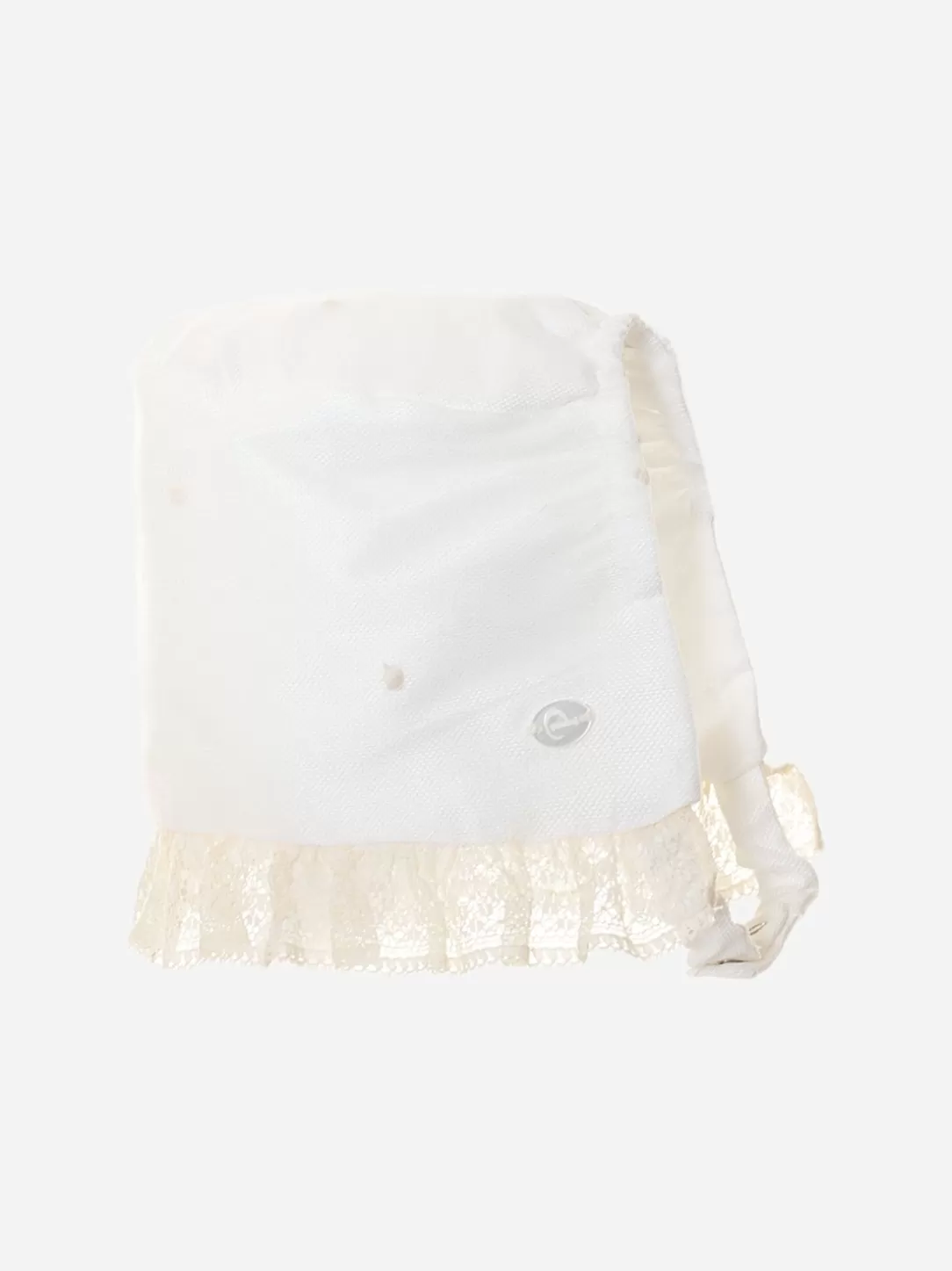 Baby Patachou Ecru Embroidered Bonnet