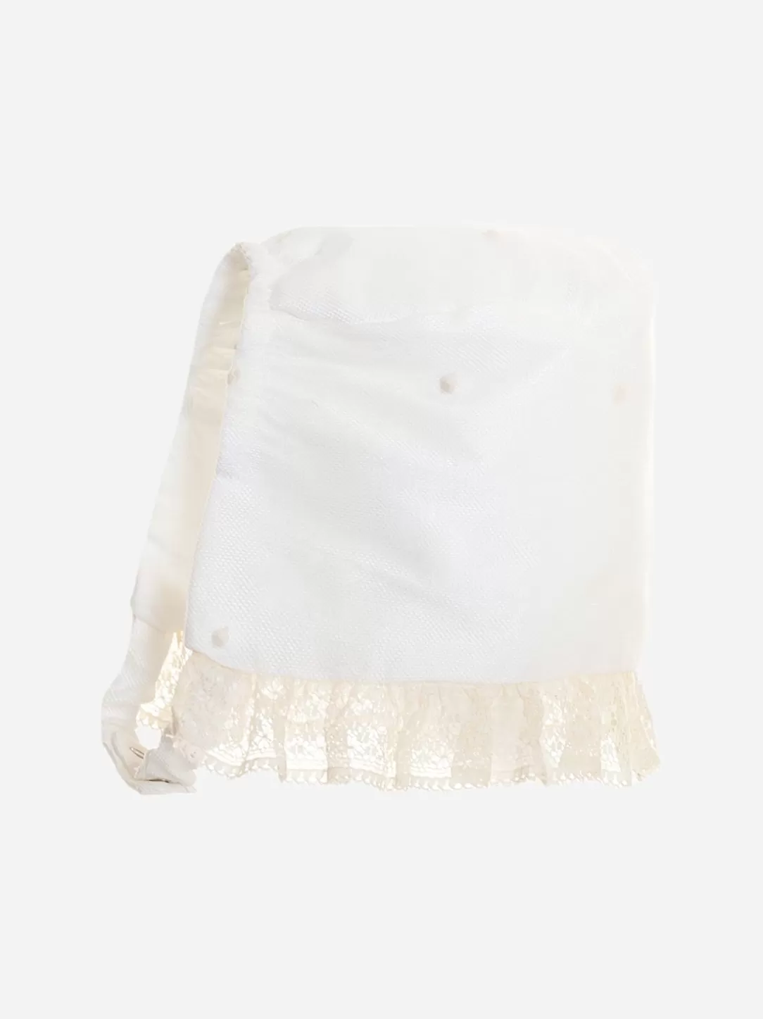 Baby Patachou Ecru Embroidered Bonnet