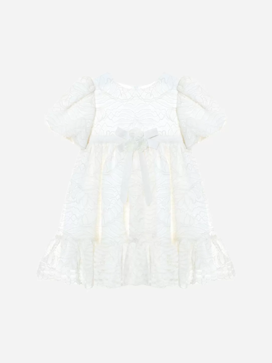 Girl Patachou Ecru Lace Dress