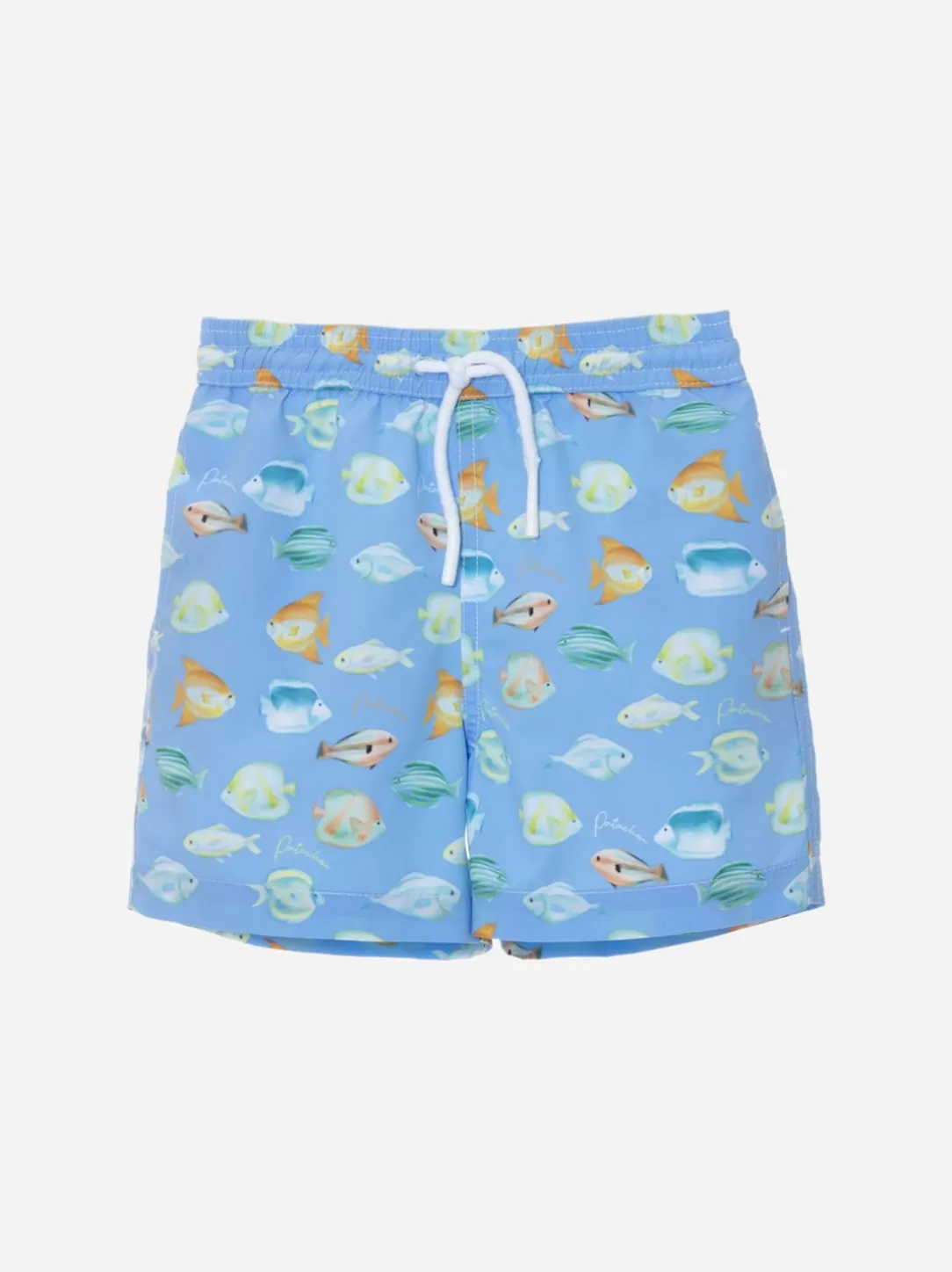 Baby Patachou Fish Print Swim Shorts