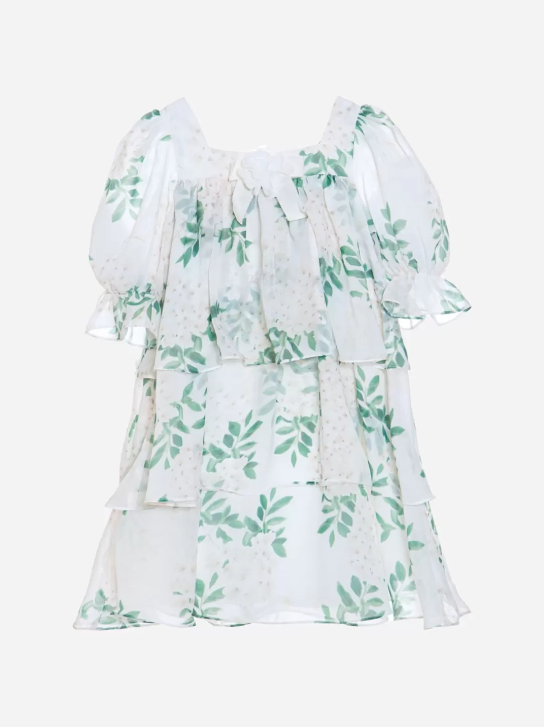 Girl Patachou Garden Print Dress