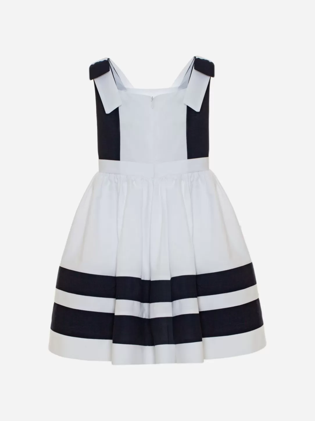 Girl Patachou Girls Cruise White And Marine Dress