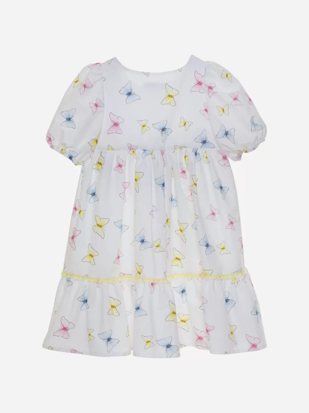 Baby Patachou Girls Dress Decorated With Butterfly Print