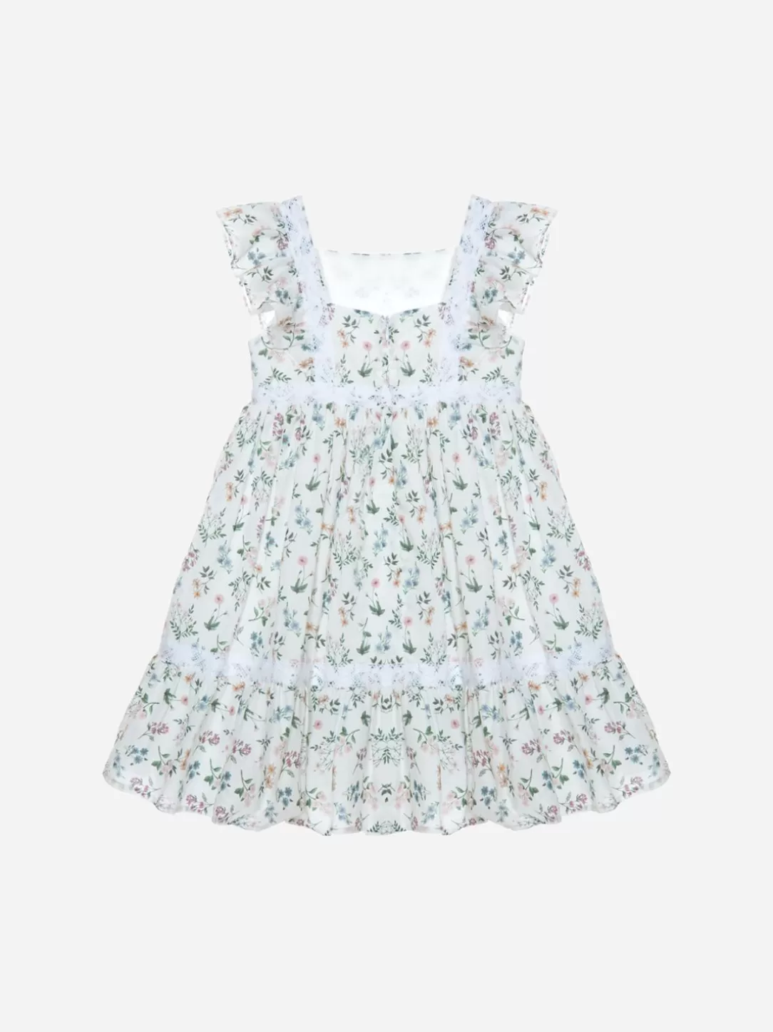 Girl Patachou Girls Dress With Floral Print