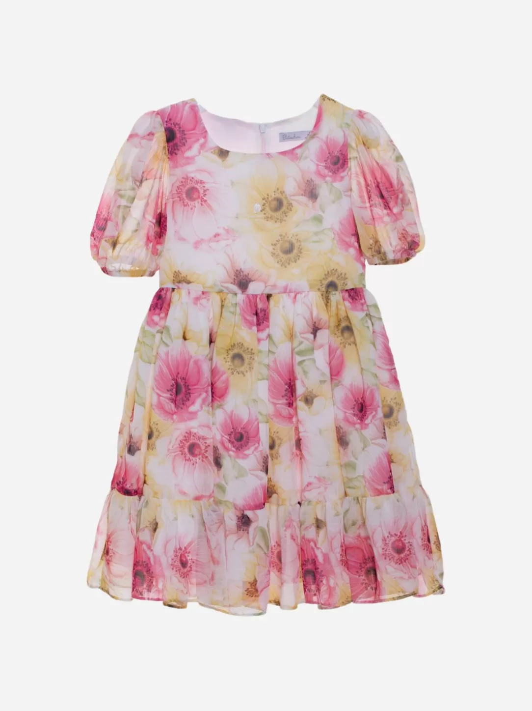 Girl Patachou Girls Dress With Flower Print